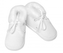 Kojenecké capáčky/botičky na šněrování s kožíškem, Baby Nellys, bílé, vel. 68/74, 12,5 cm; 68/74 (6-9m)