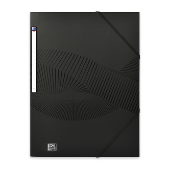 Elba, Tříchlopňové desky Osmose, PP, A4, černá