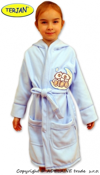 Dětský župan Terjan - Medvídci na měsíčku - sv. modrý