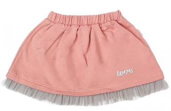 Mamatti Dětská bavlněná sukně, New minnie - pudrová; 74-80 (9-12m)