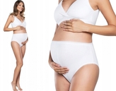 Bavlněné kalhotky Mama maxi, 1ks v balení, bílé, vel. XL; XL (42)