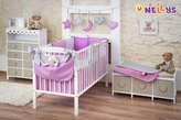14-ti dílný set mega sada Be LOVE- Fialová/šedá; 120x90