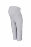 Be MaaMaa Těhotenské 3/4 tepláky s elastickým pásem - šedé, vel. XXL; XXL (44)