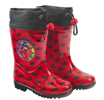 Dětské holínky LADYBUG - červené; 24/25