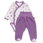 Zavinovací kojenecké body + polodupačky, bavlna, 2D sada, MBaby, Ptáčci - šeřík, vel. 62; 62 (2-3m)
