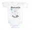 Body krátký rukáv s vtipným textem Baby Nellys, Maminčin mazlík, vel. 74; 74 (6-9m)
