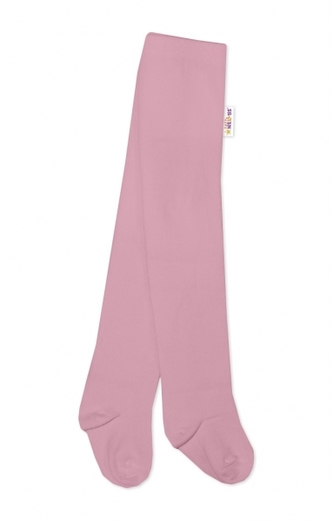 Baby Nellys Dětské punčocháče bavlněné - pudrové, vel. 104/110; 104/110 (3-5r)