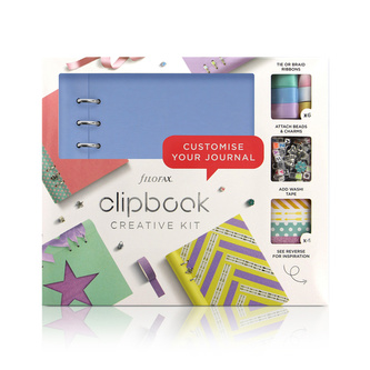 Filofax, Kreativní set Clipbook, A5, pastel. modrá