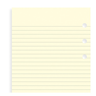 Filofax, Papíry pro diáře, linkované, osobní, krémová