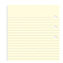 Filofax, Papíry pro diáře, linkované, osobní, krémová