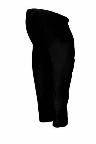 Be MaaMaa Těhotenské 3/4 kalhoty s elastickým pásem - černé, vel. XXL; XXL (44) Be MaaMaa Těhotenské 3/4 kalhoty s elastickým pásem - černé, vel. XXL; XXL (44)