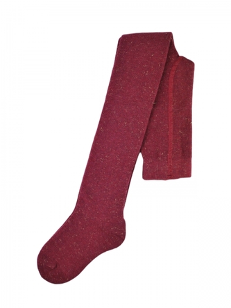 Dětské punčocháče se zlatým vláknem, Noviti, bordó, vel. 92/98; 92/98 (18-36m)