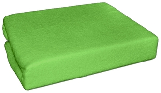 Froté prostěradlo do postele 160x90cm, Frotti - ZELENÉ; 160x90