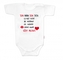 Body krátký rukáv Vždy milovat, Baby Nellys, bílé, vel. 68; 68 (3-6m)