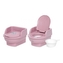 Nočník Lorelli THRONE BEAR DARK PINK