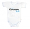 Body krátký rukáv s vtipným textem Baby Nellys, Malý Casanova, kluk; 56 (1-2m)
