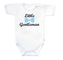 Body krátký rukáv s vtipným textem Baby Nellys, Little Gentleman, kluk, vel. 86; 86 (12-18m)