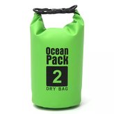 Vodotěsný vak Ocean přes rameno 2 L Zelená