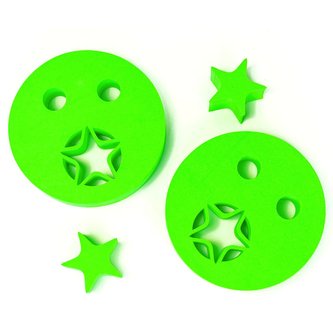 Nadlehčovací kroužky HVĚZDIČKA  Zelená