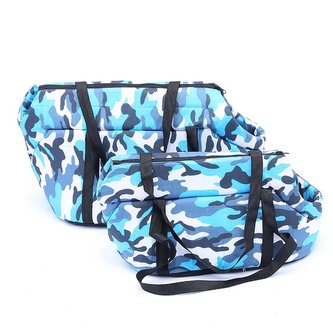 Taška pro psa Camuflage Army Blue S - 6 kg