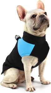 Zimní vesta Černo Modrá M