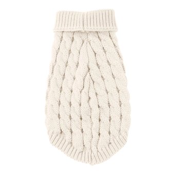 Svetr/rolák pro psa Spring - Bílá L