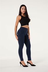 Push-Up pletené legíny Melody, dark blue, VP XL