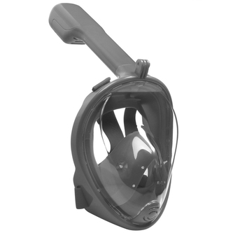 Celoobličejová maska na šnorchlování pro dospělé - Šedá S/M Celoobličejová maska na šnorchlování pro dospělé - Šedá S/M