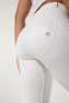 Push-Up legíny Melody, White classic, NP L