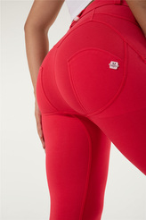 Push-Up pletené legíny Melody, red, NP S