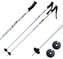 Sjezdové hole CALTER® X-SKI, vel. 100cm, bílé