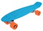 Penny board 22" SULOV® NEON SPEEDWAY sv.modrý-oranžový