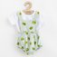 Mušelínový kojenecký set Kraťasy a Tričko New Baby Avocado - velikost 62 (3-6m)
