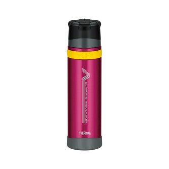 Termoska se šálkem do extrémních  - vínově červená (burgundy)