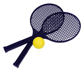 Softtenisový set, 2x raketa, 1x míček