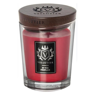 Medium Candle - By the Fireplace, Medium Candle | Red | Sensual;Woody | By the Fireplace
