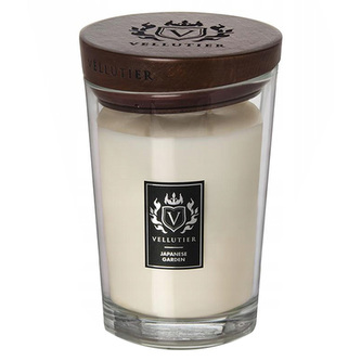 Large Candle - Japanese Garden, Large Candle | White | Floral | Japanese Garden