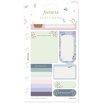 Filofax, Lepicí bločky Meadow, náplň Multi, Osobní/A5