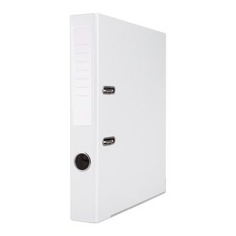 Office Products pákový pořadač Basic, A4/50 mm, PP, kovová lišta, bílý