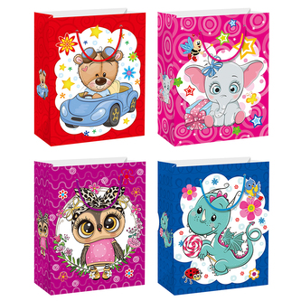 Dárková taška L - Zvířátka
