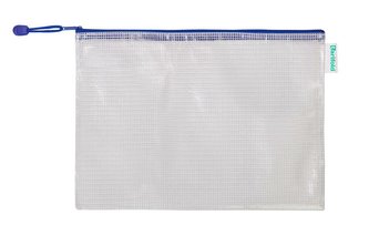 tarifold obálka se zipem, A4, PVC síťovina, modrá, 8 ks tarifold obálka se zipem, A4, PVC síťovina, modrá, 8 ks