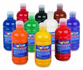 Akvarelová barva PRIMO-BIOCROMIX, 500 ml, červená