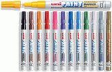 UNI PX-21 lakový popisovač, 0,8 - 1,2 mm, šedý