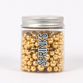 Cukrové zdobení SPRINKS- BUBBLE Shiny Gold 65g
