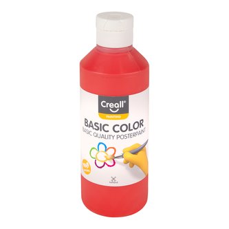 Creall temperová barva, 250 ml, sv. červená