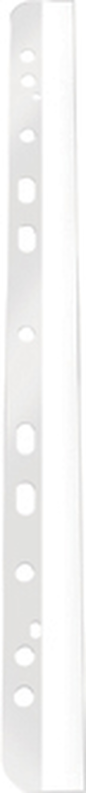 3L Office samolepicí závěsné lišty s euroděrováním, 295 mm, transparentní, 100 ks