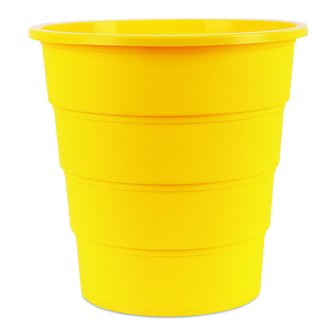 Office Products odpadkový koš, 16 l, PP, žlutý