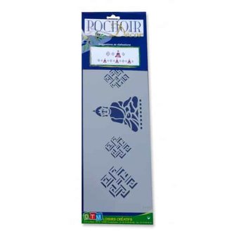 Plastová šablona Budha