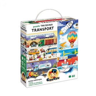 CzuCzu Puzzle Tak działa transport 4+ CzuCzu Puzzle Tak działa transport 4+