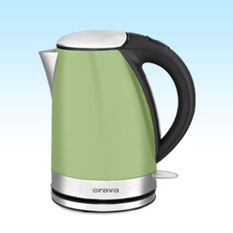 Varná konvice 1,7 l - zelený nerez